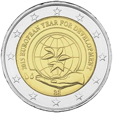 Belgien 2€ Europäisches Jahr der Entwicklung 2015