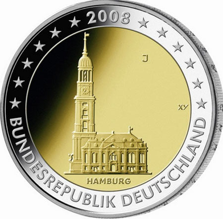 Deutschland 2€ St. Michaelis Kirche 2008