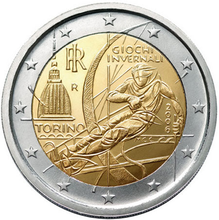 Italien 2€ Olympische Winterspiele 2006