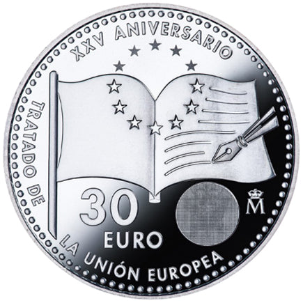 Spanien 30 € 25 Jahre Maastricht-Vertrag 2017