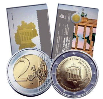 San Marino 2€ 25 Jahre deutsche Wiedervereinigung 2015